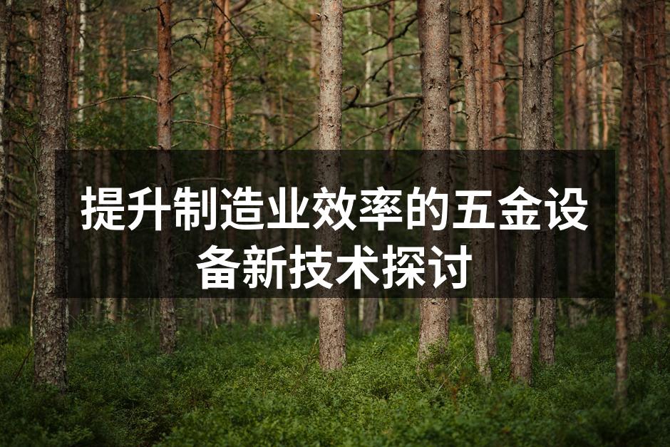五金设备自动化生产线